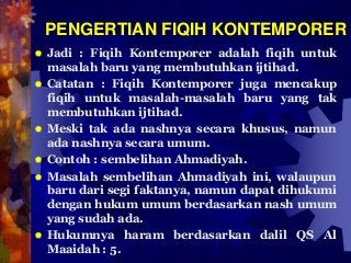 Detail Contoh Fiqih Kontemporer Nomer 3