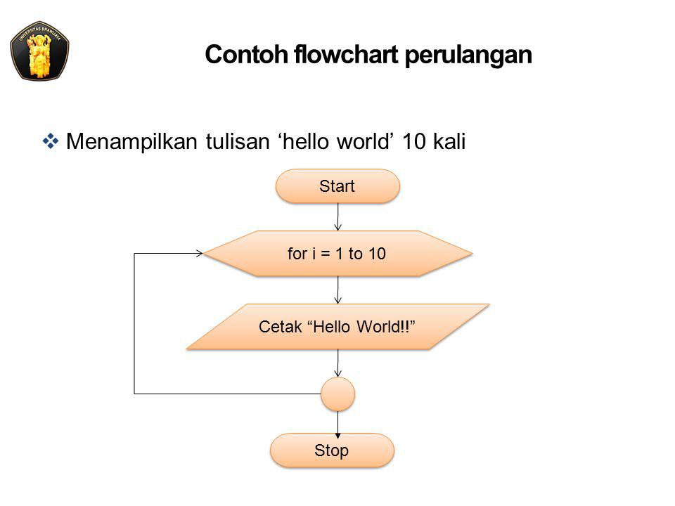 Detail Contoh Flowchart Looping Nomer 30