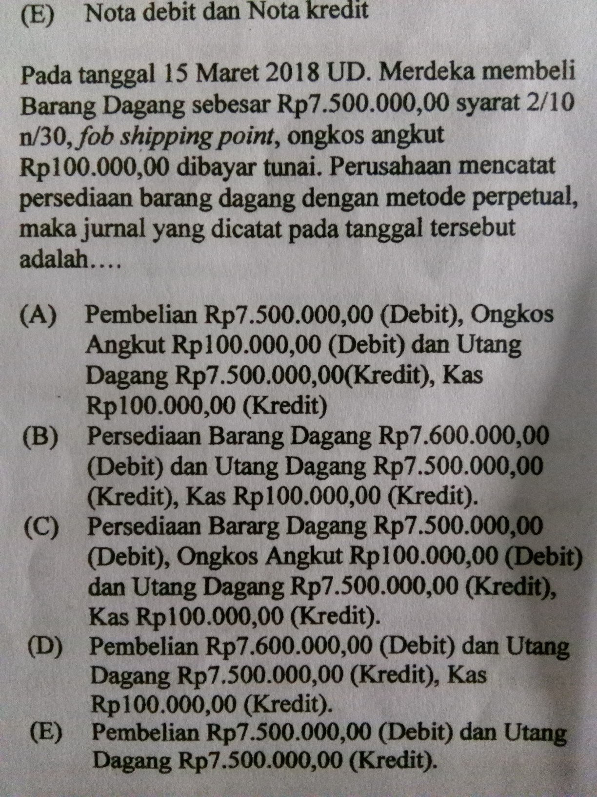 Detail Contoh Fob Shipping Point Nomer 38