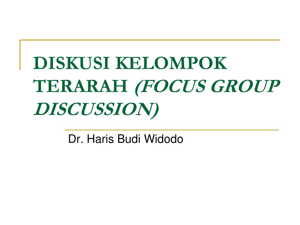 Detail Contoh Focus Group Discussion Nomer 26