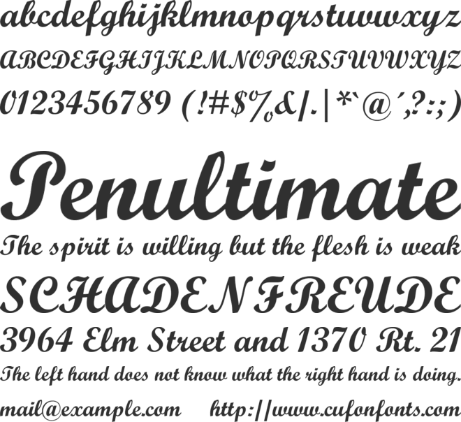 Detail Contoh Font Script Nomer 15