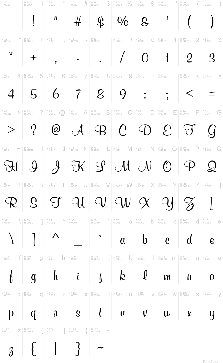 Detail Contoh Font Script Nomer 24