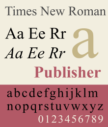 Contoh Font Times New Roman - KibrisPDR