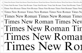 Detail Contoh Font Times New Roman Nomer 8