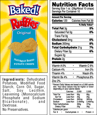 Detail Contoh Food Label Nomer 6