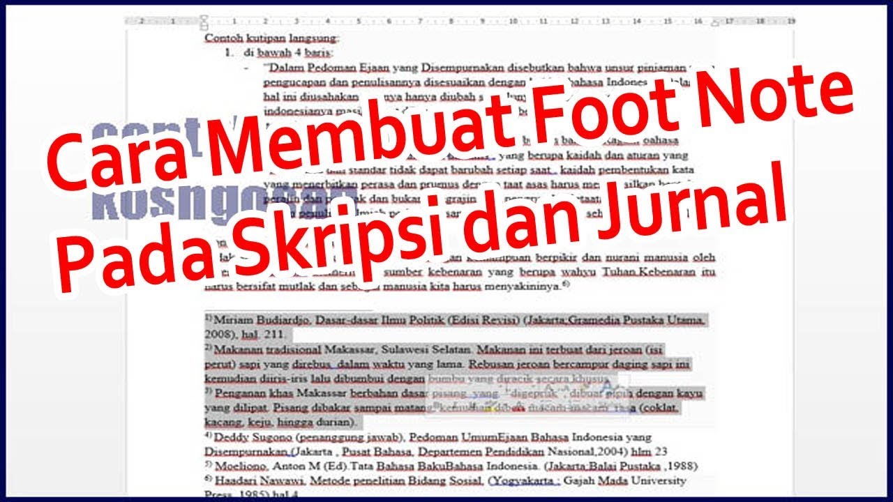 Detail Contoh Footnote Dari Internet Nomer 12