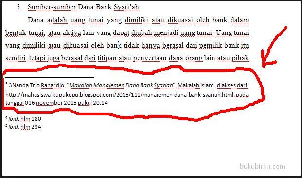 Detail Contoh Footnote Yang Benar Nomer 35