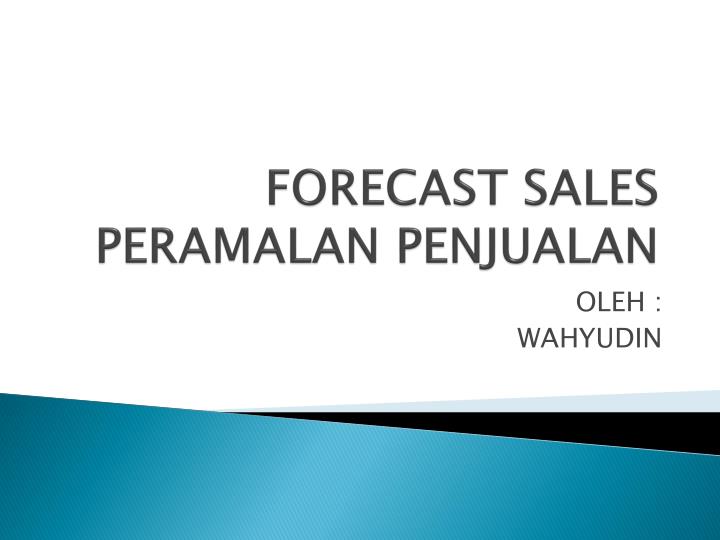 Detail Contoh Forecast Penjualan Nomer 36