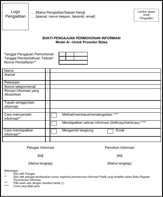 Detail Contoh Form A Nomer 36