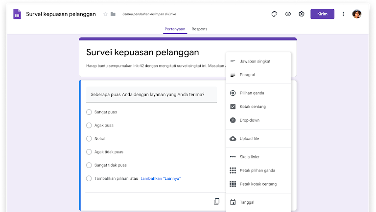 Detail Contoh Form Kuesioner Nomer 53