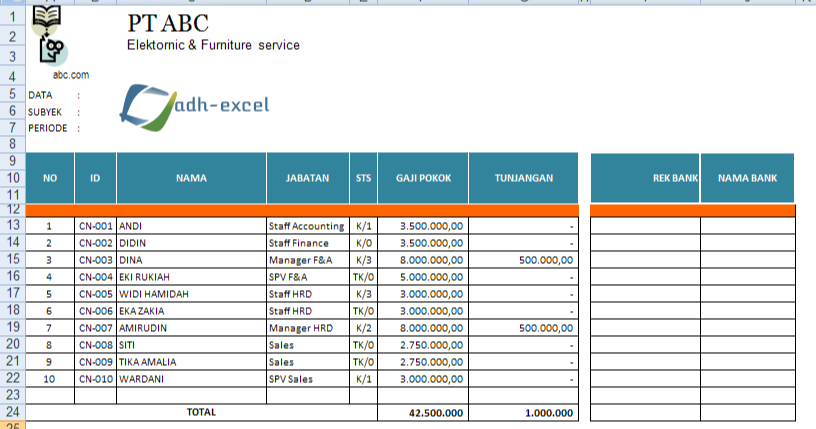 Detail Contoh Form Lembur Nomer 29