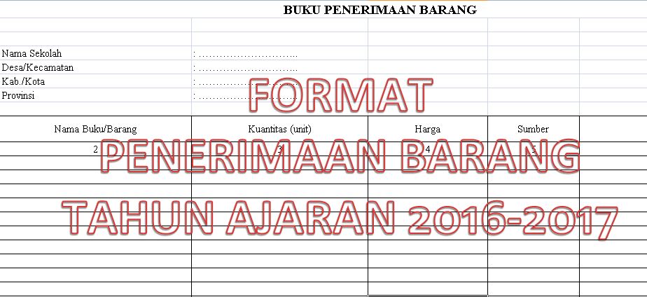 Detail Contoh Form Penerimaan Barang Nomer 17