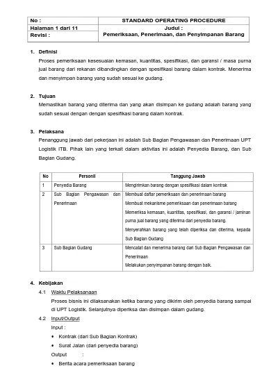 Detail Contoh Form Penerimaan Barang Nomer 38