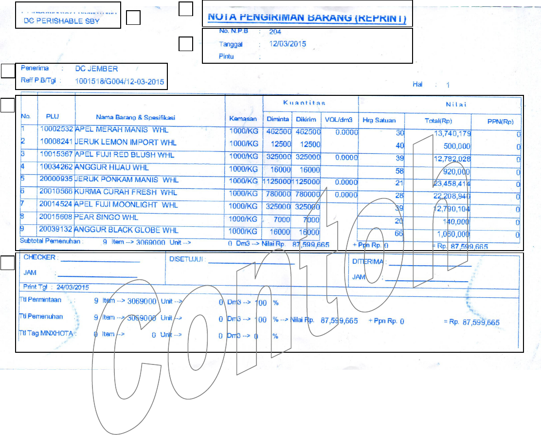 Detail Contoh Form Penerimaan Barang Nomer 41