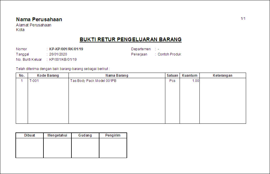 Detail Contoh Form Penerimaan Barang Nomer 44