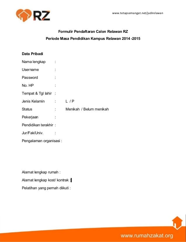 Detail Contoh Form Registrasi Nomer 27