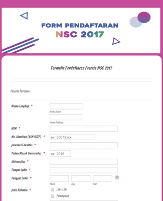 Detail Contoh Form Registrasi Nomer 28