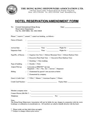 Detail Contoh Form Reservation Nomer 24