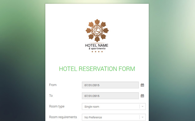 Detail Contoh Form Reservation Nomer 34