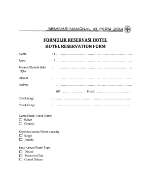 Detail Contoh Form Reservation Nomer 5
