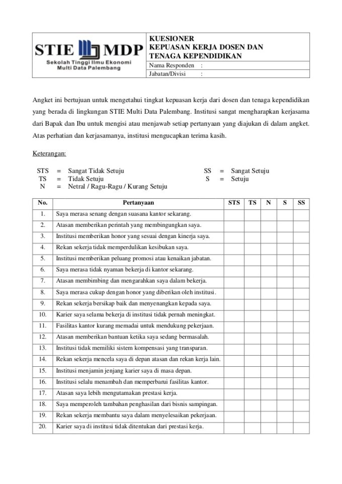 Detail Contoh Form Survey Kepuasan Pelanggan Nomer 35