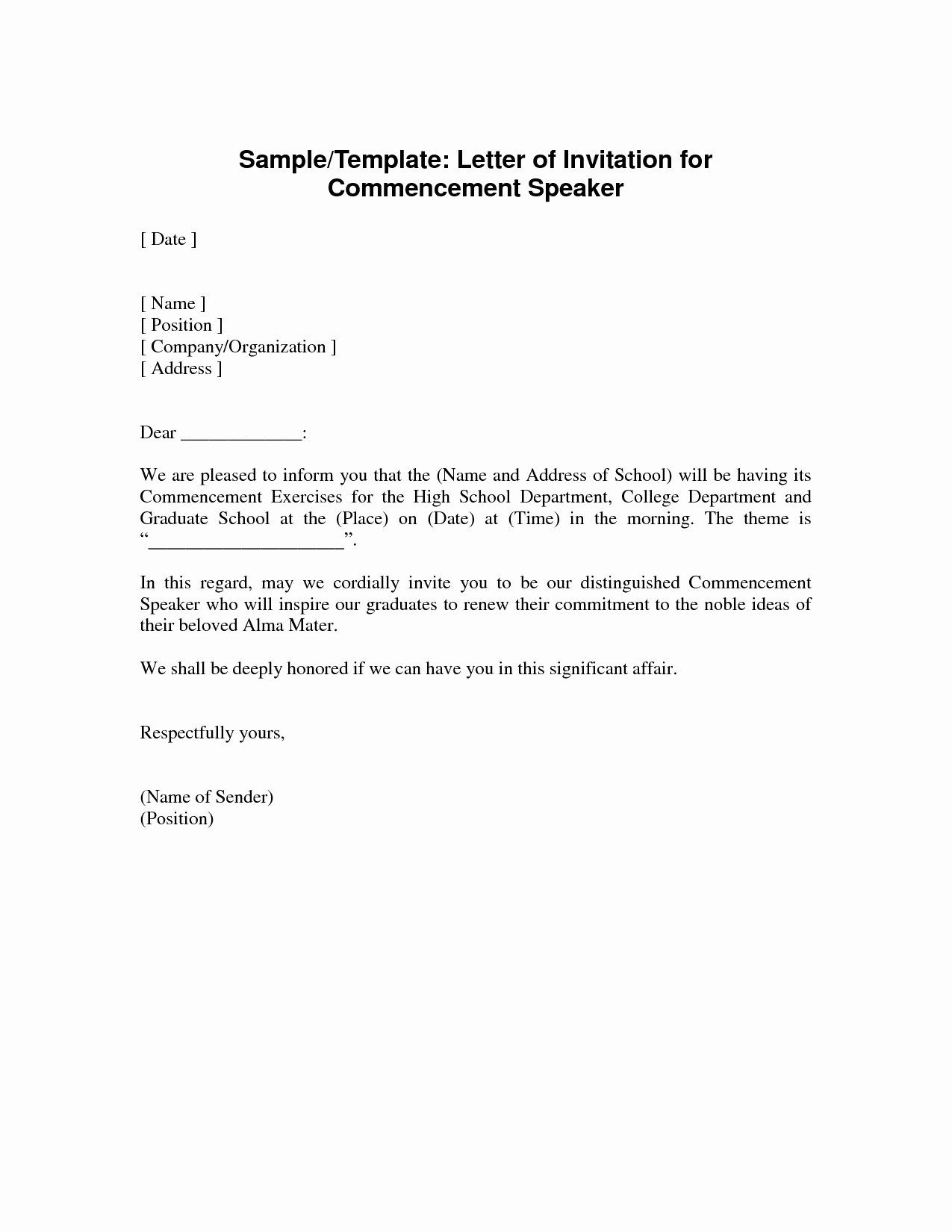 Detail Contoh Formal Invitation Letter Graduation Ceremony Koleksi Nomer 6