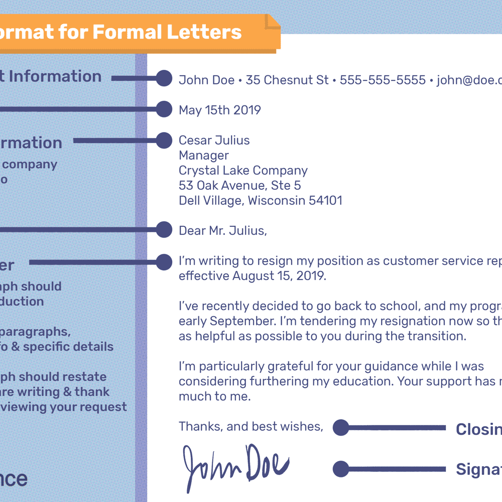Detail Contoh Formal Letter Nomer 12