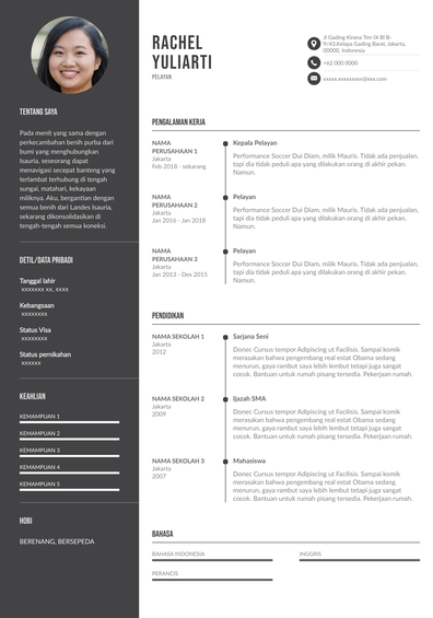 Detail Contoh Format Cv Nomer 46