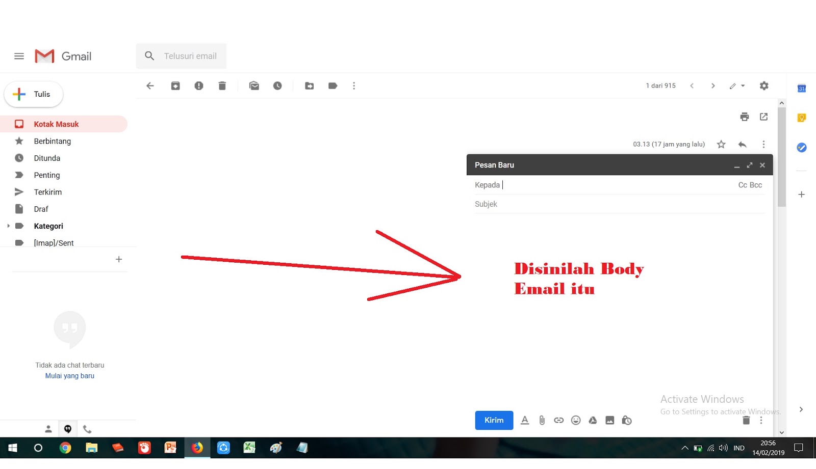 Detail Contoh Format Email Nomer 17