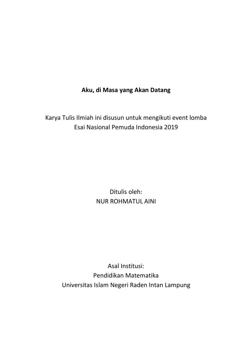 Detail Contoh Format Essay Nomer 46