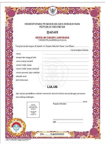 Detail Contoh Format Ijazah S1 Download Koleksi Nomer 2 3126