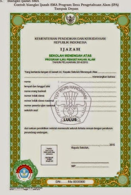 Detail Contoh Format Ijazah S1 Download Nomer 18