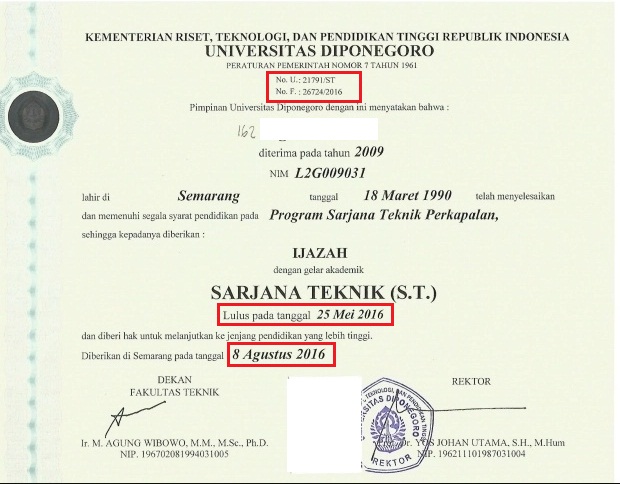 Detail Contoh Format Ijazah S1 Download Nomer 25