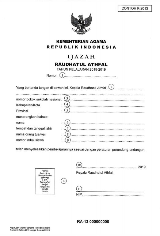 Detail Contoh Format Ijazah S1 Download Nomer 33