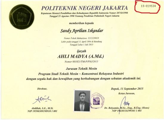 Detail Contoh Format Ijazah S1 Download Nomer 37