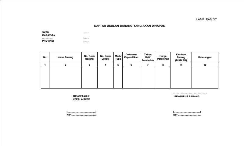 Detail Contoh Format Inventaris Barang Nomer 47
