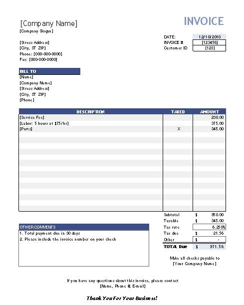 Detail Contoh Format Invoice Nomer 20