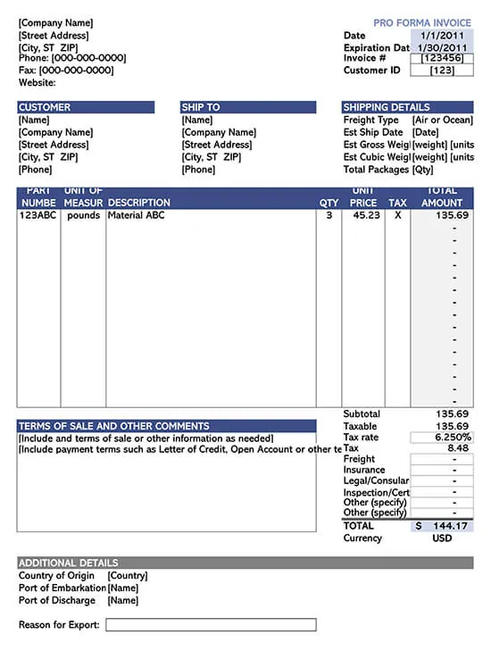 Detail Contoh Format Invoice Nomer 48