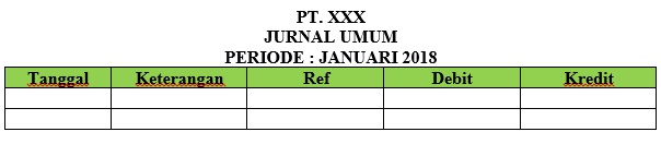 Detail Contoh Format Jurnal Umum Nomer 44