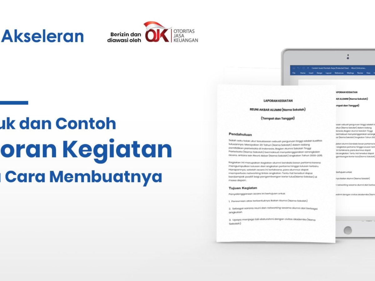 Detail Contoh Format Laporan Kegiatan Nomer 57