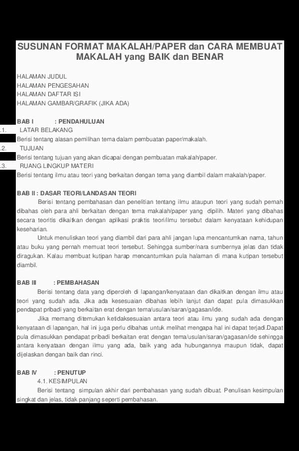 Detail Contoh Format Paper Nomer 26