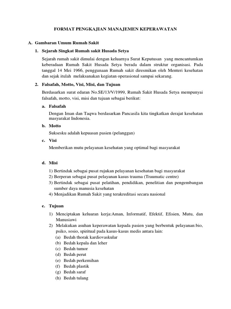 Detail Contoh Format Pengkajian Keperawatan Nomer 48