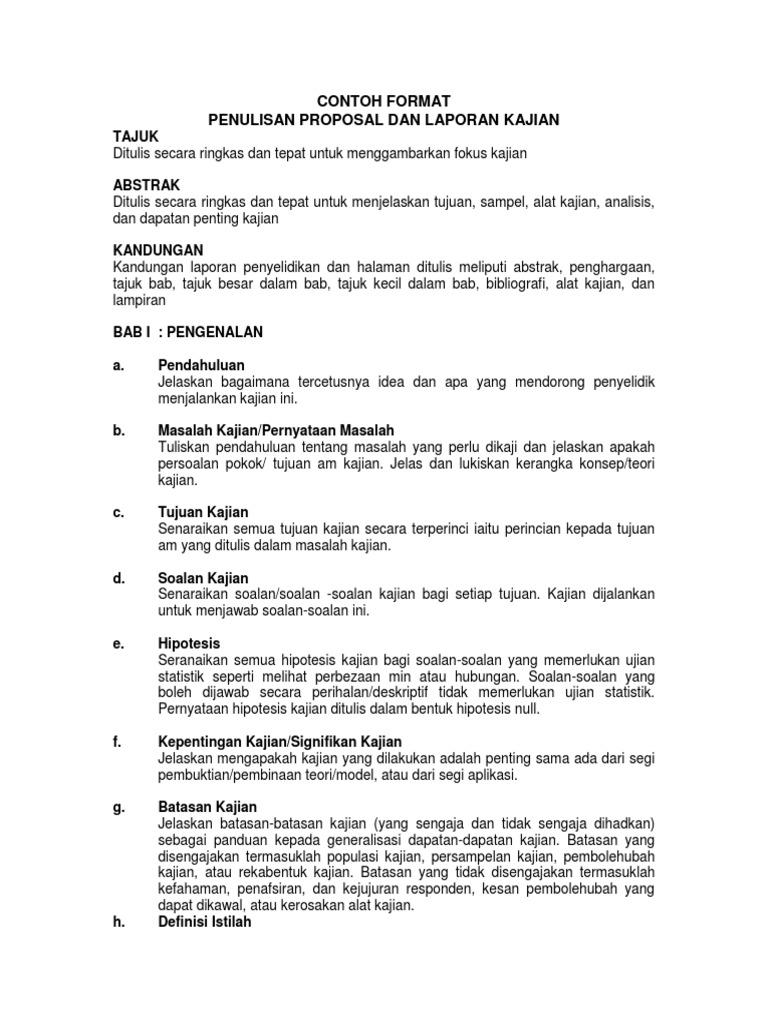 Detail Contoh Format Proposal Nomer 35