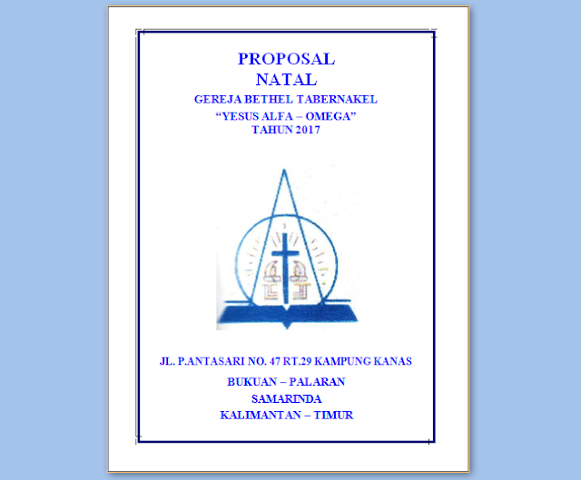 Detail Contoh Format Proposal Nomer 40