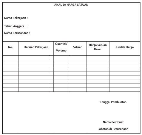 Detail Contoh Format Rab Nomer 14