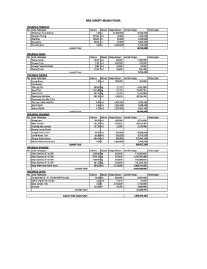 Detail Contoh Format Rab Nomer 35