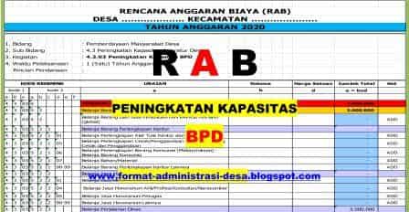 Detail Contoh Format Rab Nomer 36