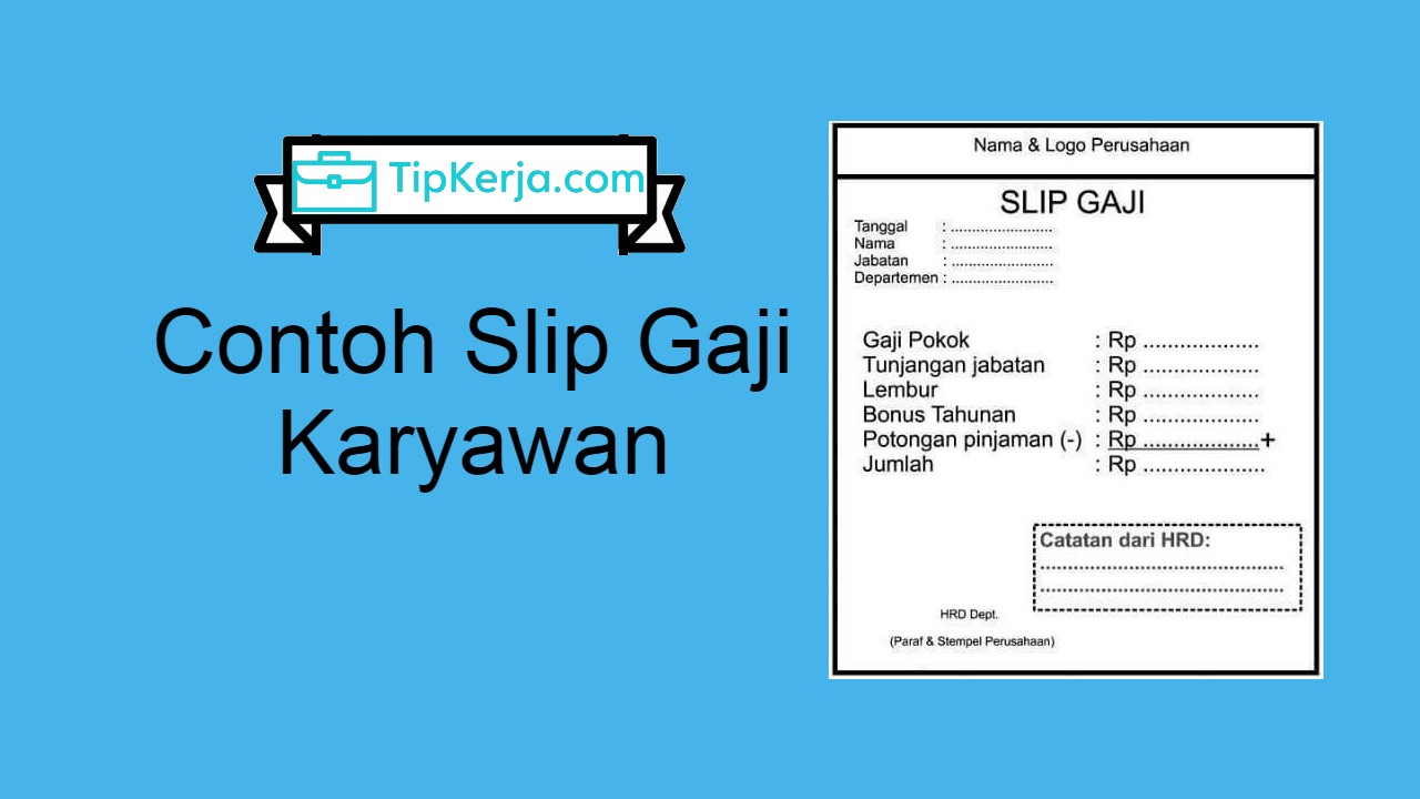 Detail Contoh Format Slip Gaji Nomer 42