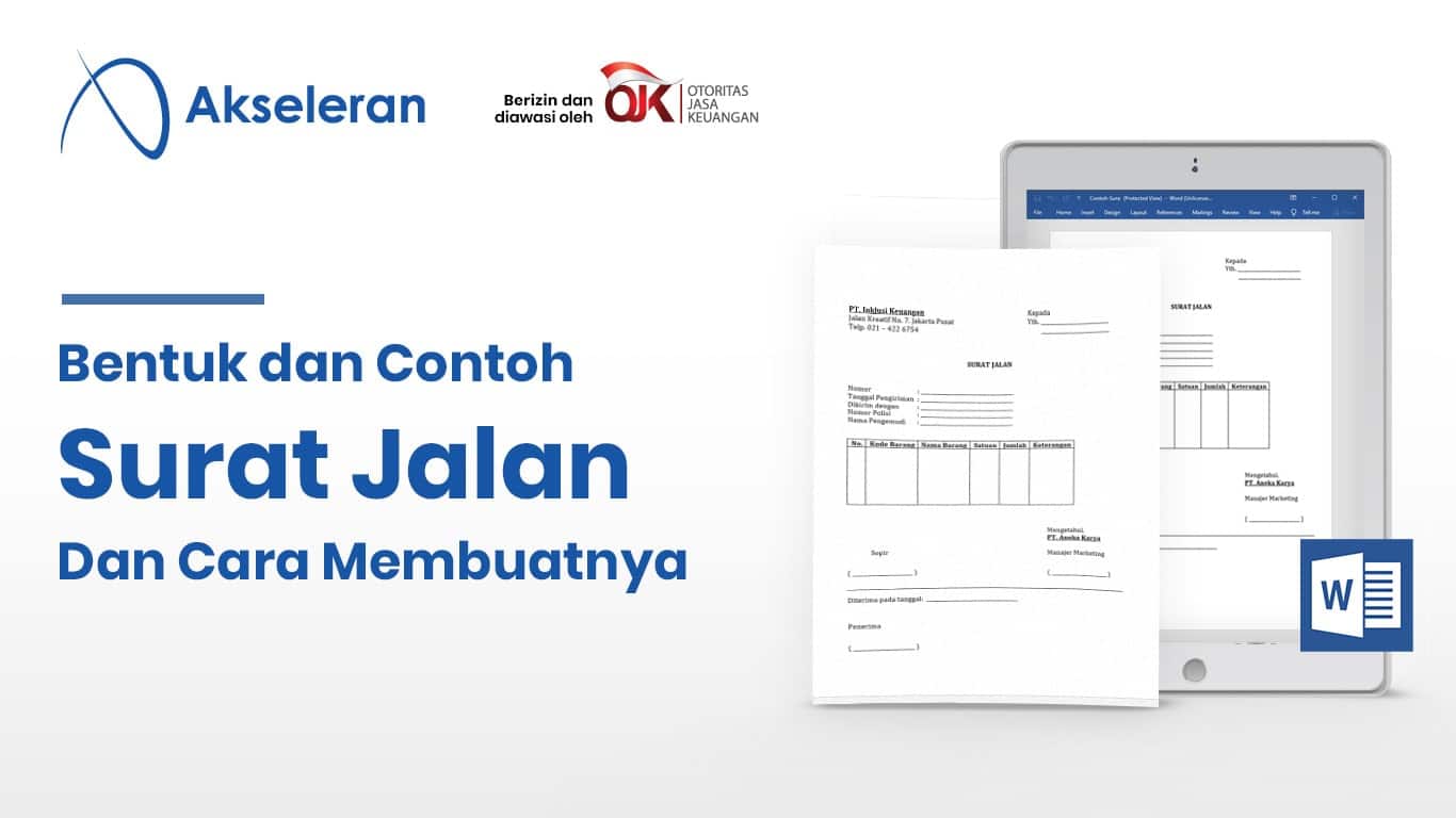Detail Contoh Format Surat Jalan Nomer 11