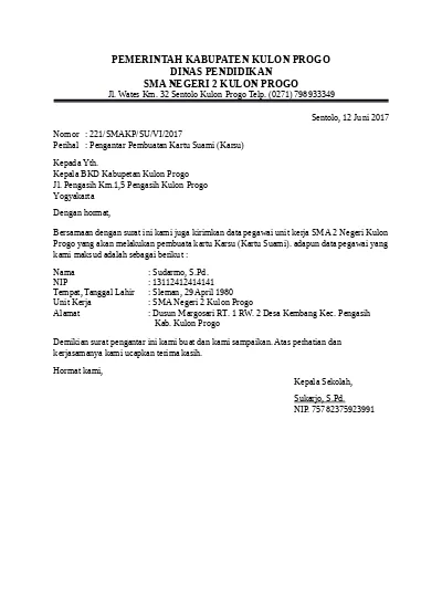 Detail Contoh Format Surat Pengantar Nomer 9